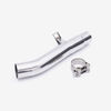 Lextek OP1 Matt S/Steel Exhaust 350mm with Link Pipe for Honda CBF 600 (04-07)