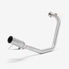Lextek Stainless Steel SP4 Polished Exhaust System 300mm for Lexmoto ZSF 125