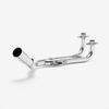 Lextek Stainless Steel RP2 Gloss Oval Exhaust System 300mm for Yamaha T-Max 530 (14-16)