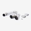 Lextek Stainless Steel XT10 Matt Hexagonal Exhaust 210mm with Link Pipe for BMW S1000RR (10-11)