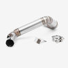 Lextek Stainless Steel OP8C Matt Exhaust 350mm with Link Pipe for KTM 125/200 Duke (11-16)