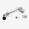 Lextek OP1 Matt S/Steel Exhaust 350mm with Link Pipe for KTM 125/200 Duke (11-16)