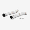 Lextek OP1 Matt S/Steel Exhaust 350mm with Link Pipe for KTM 690 Duke (12-15)