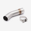Lextek Carbon Fibre XP8C Exhaust 210mm with Link Pipe for Suzuki SV650 (03-15)