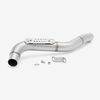 Lextek Stainless Steel YP4 Stubby Exhaust 200mm with Link Pipe for Triumph Tiger 1050 (07-12)