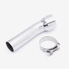 Lextek Stainless Steel GP1 Matt GP Stubby Exhaust 240mm with Link Pipe for BMW R 1250 GS (18-19)