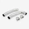 Lextek Stainless Steel YP4 Stubby Exhaust 200mm with Link Pipe for Honda VTR 1000 (97-05)