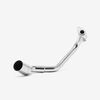 Lextek Stainless Steel RP1 Gloss Oval Exhaust System 400mm for Peugeot Speedfight 3 125 (09-16)