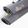 Lextek Black Exhaust System for Harley Davidson Sportster 883/1200 (04-13)