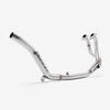 Lextek RP1 Gloss S/Steel Oval Exhaust System 400mm for Honda CRF1000 Africa Twin (16-19)