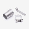 Lextek Carbon Fibre SP9C Gloss Exhaust 300mm with Link Pipe for Ducati Multistrada 1200 (15-17)