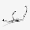 Lextek OP1 Matt S/Steel Exhaust System 350mm for Suzuki SV650 (99-02)