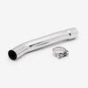 Lextek Stainless Steel MP4 Megaphone Exhaust 300mm with Link Pipe for Yamaha YZF R6 (03-05)