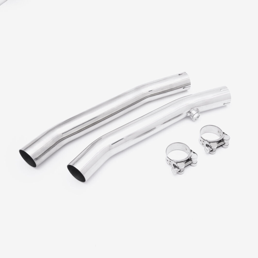 Lextek Lextek YP4 S/Steel Stubby Exhaust 200mm with Link Pipes for
