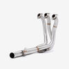 Lextek Stainless Steel YP4 S/Steel Stubby Exhaust System 200mm Low Level for Yamaha MT-09 (21-24)