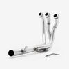 Lextek Matt Stainless Steel SP5 200mm High Level Full system for Yamaha MT-09 2024-2026