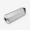 Lextek Matt Stainless Steel S41 Exhaust Silencer (4 Bolt)