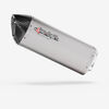 Lextek 2 x Stainless Steel S41 Exhaust Silencer 4 Bolt Fixing