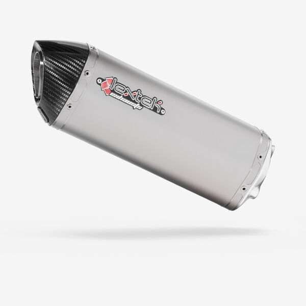 Lextek Matt Stainless Steel S41 Exhaust Silencer (4 Bolt)