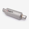Lextek Matt Stainless Steel GP1 Stubby Exhaust Silencer 240mm 51mm