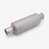 Lextek Matt Stainless Steel GP1 Stubby Exhaust Silencer 240mm 51mm