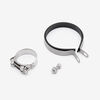 Lextek Matt Stainless Steel GP1 Stubby Exhaust Silencer 240mm 51mm