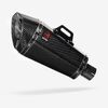 Lextek Carbon Fibre XP8C Exhaust 210mm with Brushed Link Pipe for Kawasaki Z800 (13-16)