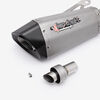 Lextek Matt Stainless Steel XT10 Exhaust Silencer 210mm 60mm