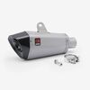 Lextek Matt Stainless Steel XP10 Exhaust Silencer 210mm with Carbon Tip 51mm