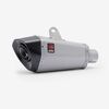 Lextek Matt Stainless Steel XP10 Exhaust Silencer 210mm with Carbon Tip 51mm