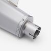 Lextek Matt Stainless Steel XP10 Exhaust Silencer 210mm with Carbon Tip 51mm