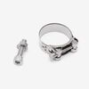 Lextek Matt Stainless Steel XP10 Exhaust Silencer 210mm with Carbon Tip 51mm