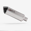 Lextek Stainless Steel ST1 Matt Exhaust System 300mm for Suzuki SV650 (03-15)