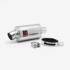 Lextek Chrome Stainless Steel OP4 Exhaust Silencer 200mm 51mm