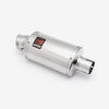Lextek Chrome Stainless Steel OP4 Exhaust Silencer 200mm 51mm