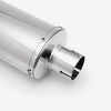 Lextek Chrome Stainless Steel OP4 Exhaust Silencer 200mm 51mm