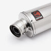 Lextek Chrome Stainless Steel OP4 Exhaust Silencer 200mm 51mm