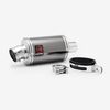 Lextek Dark Tint Stainless Steel OP15 Exhaust Silencer 200mm 51mm