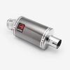 Lextek Dark Tint Stainless Steel OP15 Exhaust Silencer 200mm 51mm