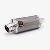 Lextek Dark Tint Stainless Steel OP16 Exhaust Silencer 250mm 51mm