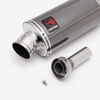Lextek Dark Tint Stainless Steel OP16 Exhaust Silencer 250mm 51mm