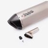 Lextek Matt Stainless Steel S31 Exhaust Silencer (3 Bolt)