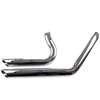 Lextek Chrome Exhaust System for Harley Davidson Sportster 883 / 1200 (04-13)