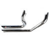 Lextek Chrome Exhaust System for Harley Davidson Sportster 883 / 1200 (04-13)