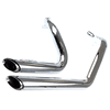 Lextek Chrome Exhaust System for Harley Davidson Sportster 883 / 1200 (04-13)