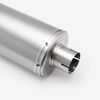 Lextek Matt Stainless Steel RP1 Oval Exhaust Silencer 400mm with Carbon Tip 51mm