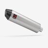 Lextek Stainless Steel RP1 Gloss Oval Exhaust System 400mm for Peugeot Speedfight 3 125 (09-16)