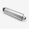 Lextek Left Matt Stainless Steel RP1L Exhaust Silencer 400mm with Carbon Tip 51mm