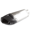 Lextek Titanium ST5 Exhaust Silencer 250mm with Carbon Tip 60mm