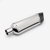 Lextek Polished Stainless Steel SP4 Exhaust Silencer 51mm